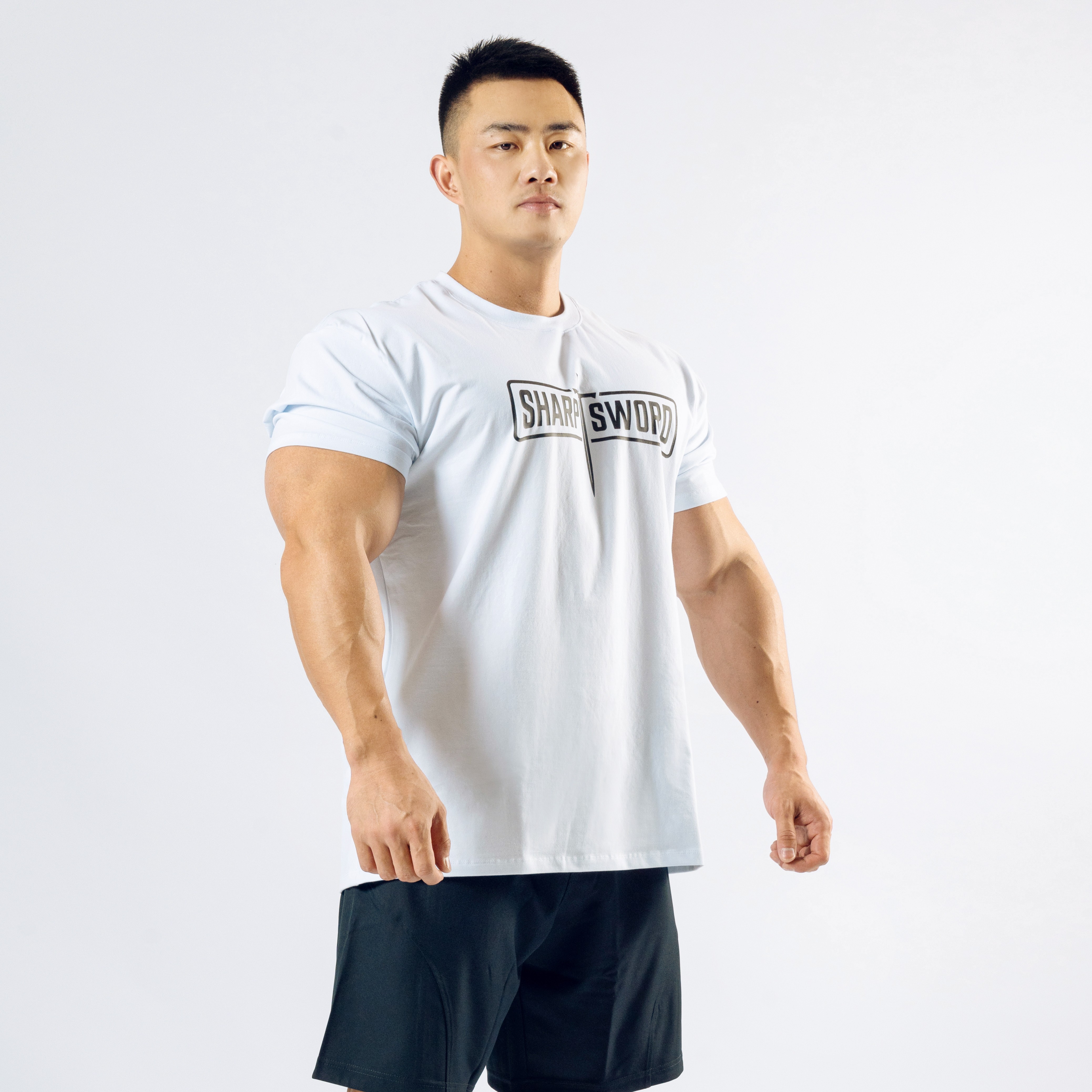 利剑运动T恤训练怪兽陈康康神同款健身衣专业训练短袖速干T恤