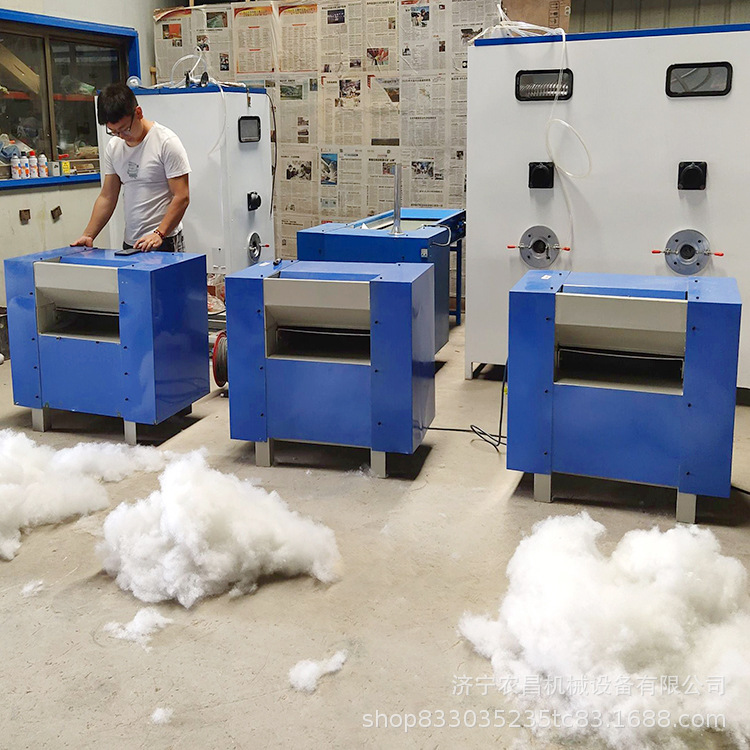 三相电380VPP棉开松机 玩具公仔棉开棉机 儿童枕芯充装设备