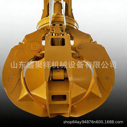 五瓣液压抓钢机 挖掘机莲花抓 废钢废料精准抓取器