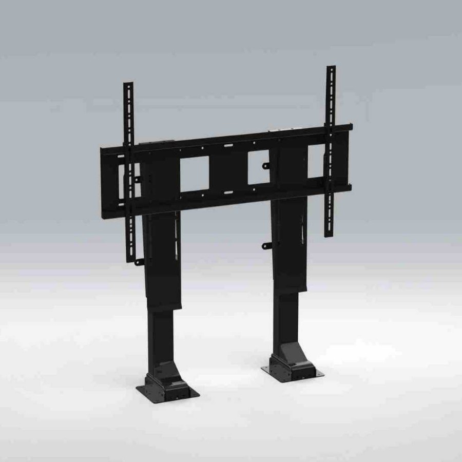 双电机移动款电动升降支架TV柜调节挂架电动显示器TV电视机支架