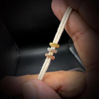 【发三片】龙鳞结线束可以过粗线大孔道配饰手链隔珠项链结尾定位