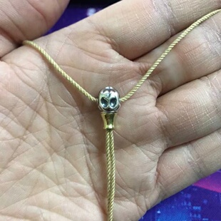 S925纯银百香籽三通分体柏香子深坑鬼脸尸陀林三通佛头佛塔配饰