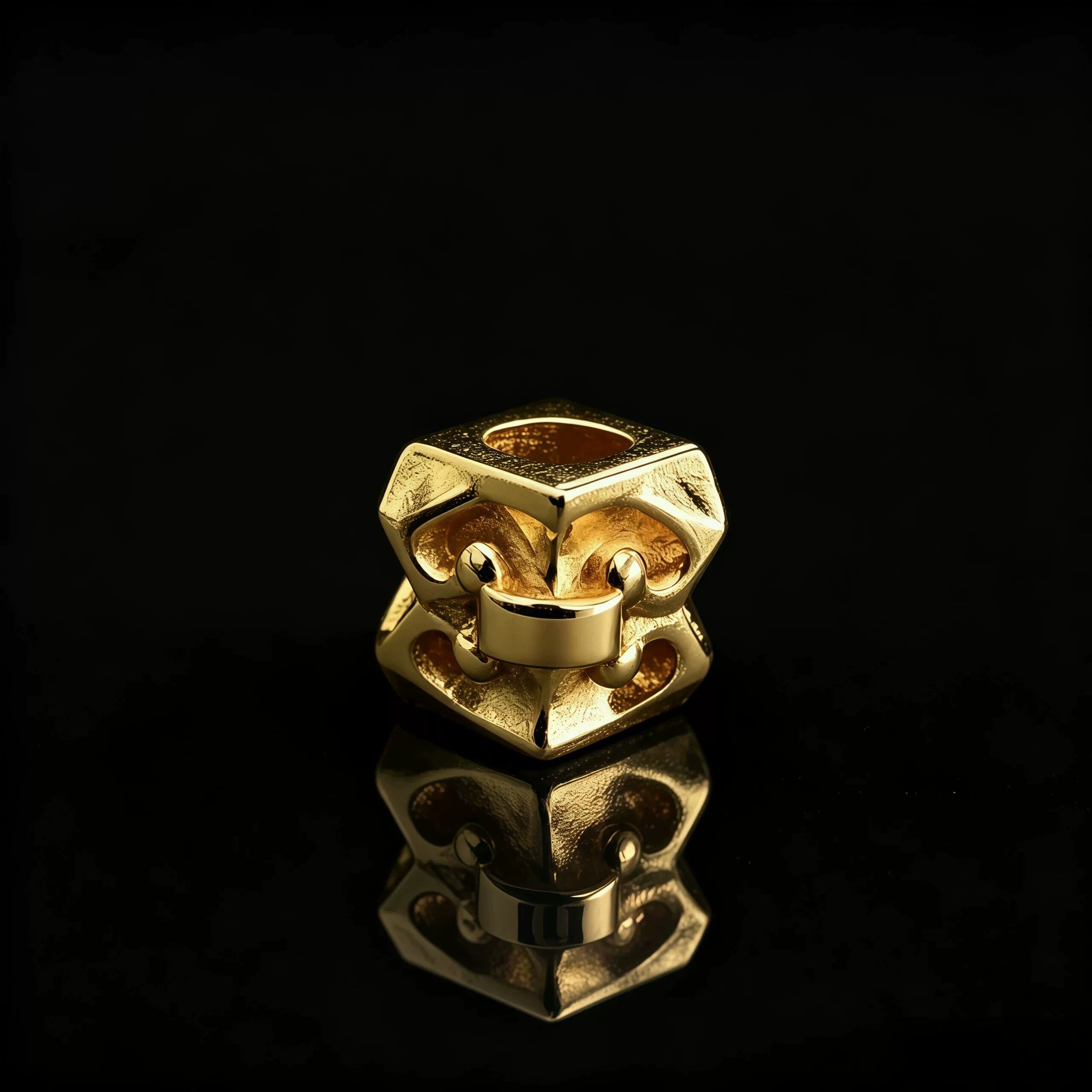 925镀金木南宇今色臻选线束佛手小金刚菩提文玩配饰背云尺寸6mm