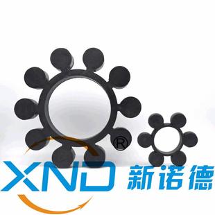 MT8 8型梅花缓冲胶梅花垫 NR型黑色橡胶梅花弹性体ROPLEX
