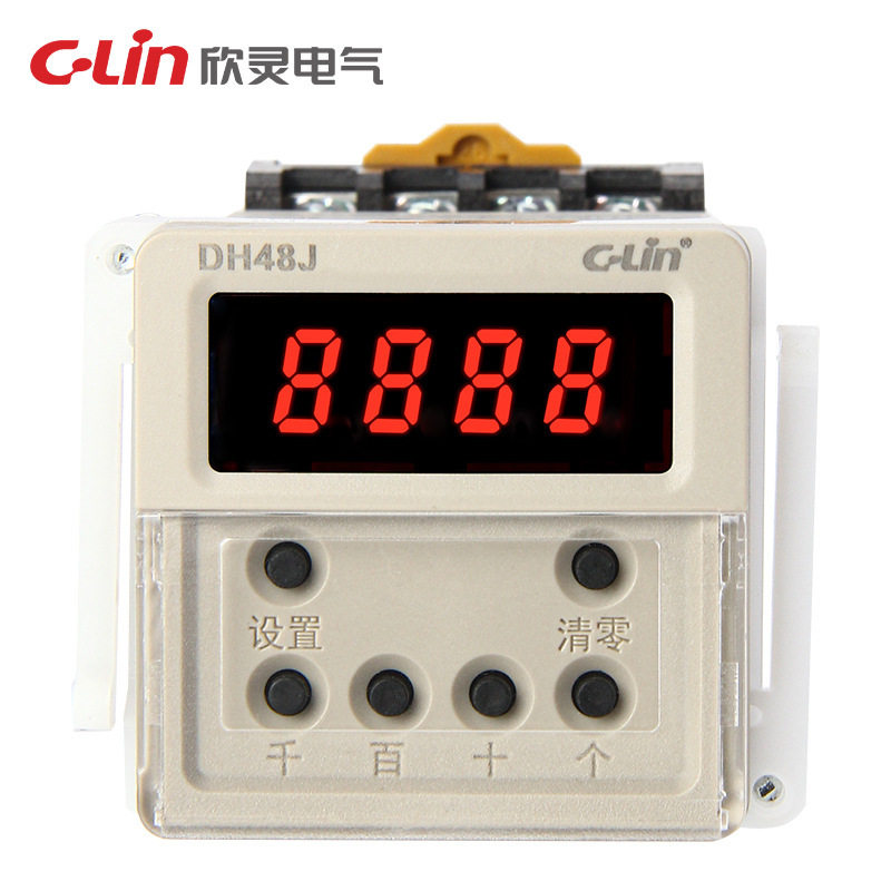 欣灵 DH48J按键型数显计数继电器 AC/DC24V