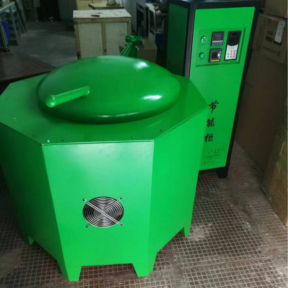 节能感应炉 节能熔化炉 电磁熔铝炉熔铜炉100KG400KG厂家节能40%
