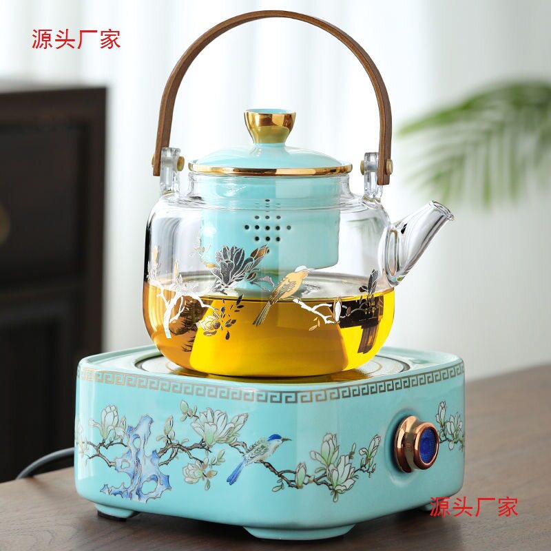 玻璃煮茶壶泡茶煮茶炉和壶茶具网红电陶炉小型泡自动煮茶器养生壶