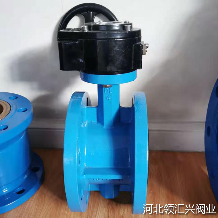 领汇兴销售手柄对夹D71X球墨铸铁法兰蝶阀涡轮D341X法兰蝶阀