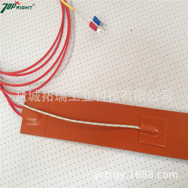 硅橡胶加热片带测温线 硅橡胶发热片 硅橡胶电热片