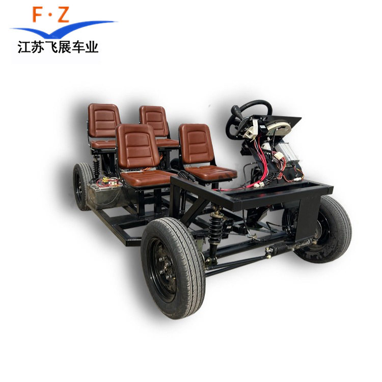 电动四轮景区观光巡游花车底盘楼盘看房展出舞台道具表演车