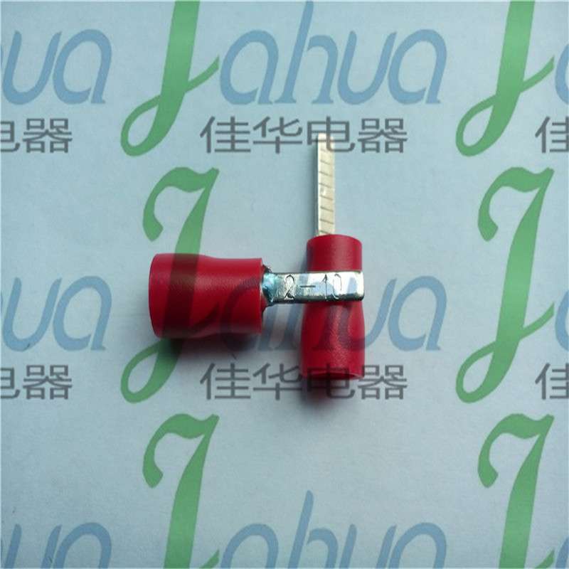 DBV2-10 片形预绝缘端头 冷压接线端子 紫铜