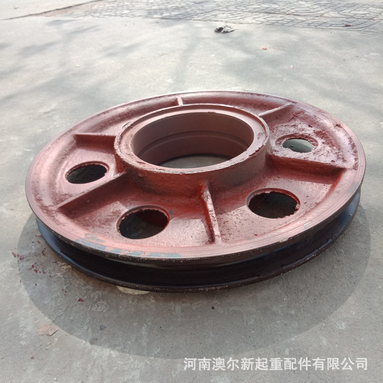 厂家供应5T--100T双梁起重机铸铁铸钢吊钩滑轮片