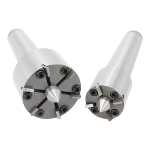 镶刀片驱动顶针 梅花顶针端面拨动顶针 滚齿机顶针 直柄32莫氏MT4