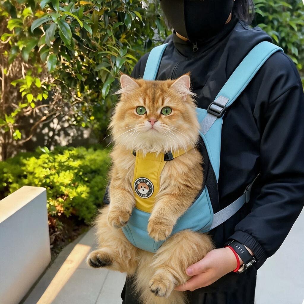 猫咪外出双肩包便携胸背带宠物背包猫包背猫神器小狗携带胸前狗包