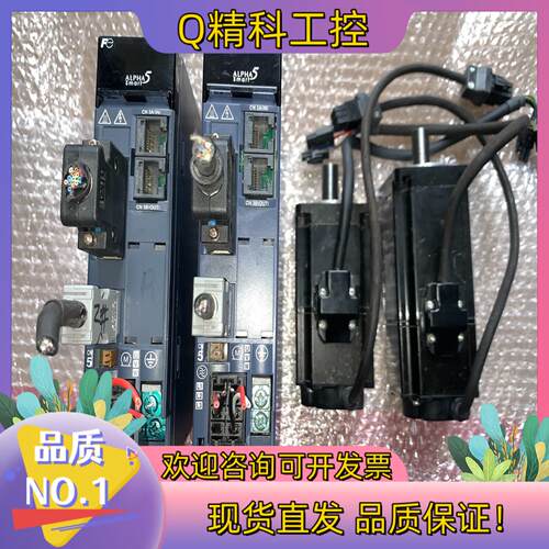 现货富士伺服驱动和刹车电机两套功能完好201的380401的4