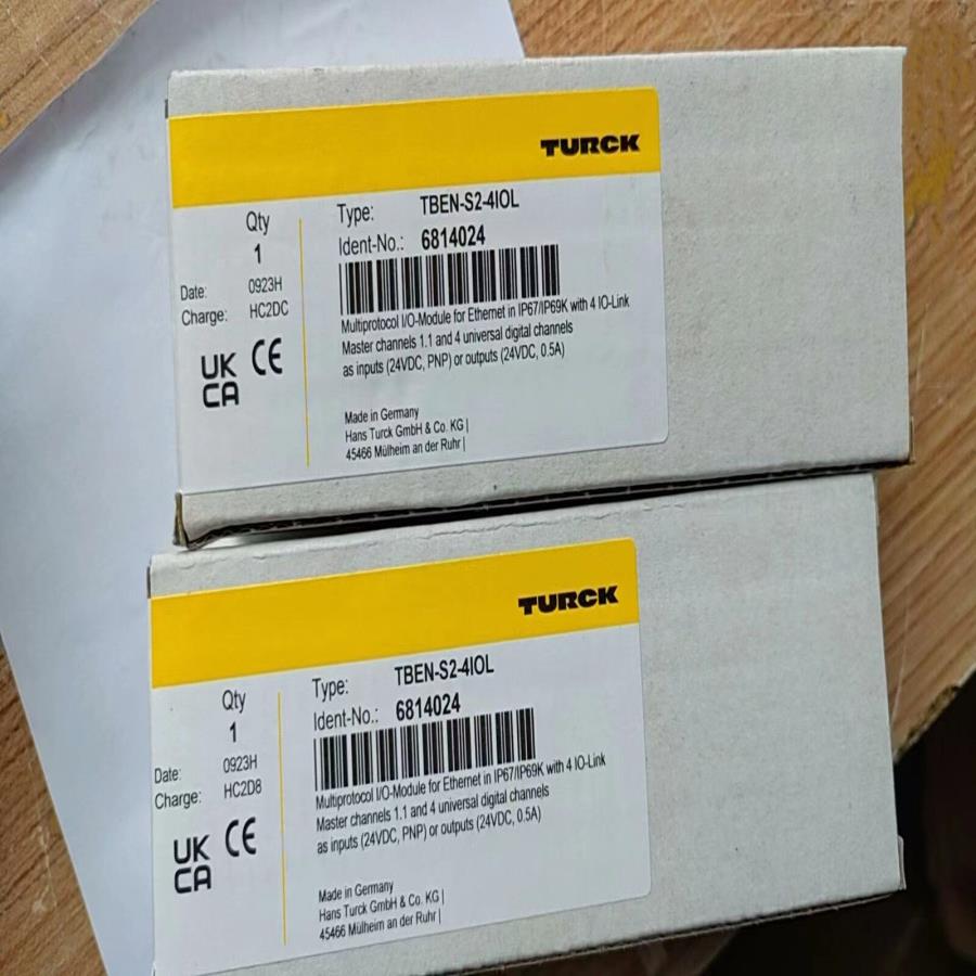 原装供应TBEN-S2-4IOL图尔克模块交付