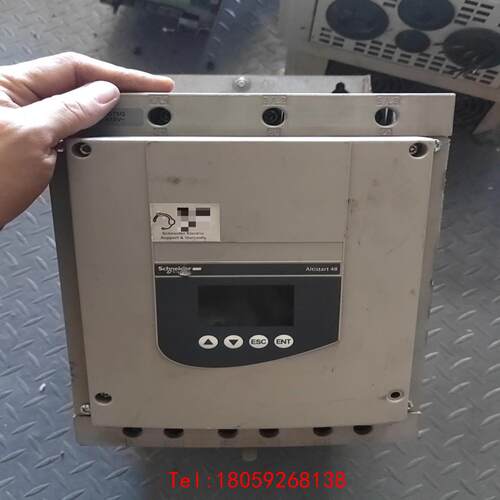 【非标价】施耐德ATS48D75Q软启动，37千瓦，成色如图！功能包好