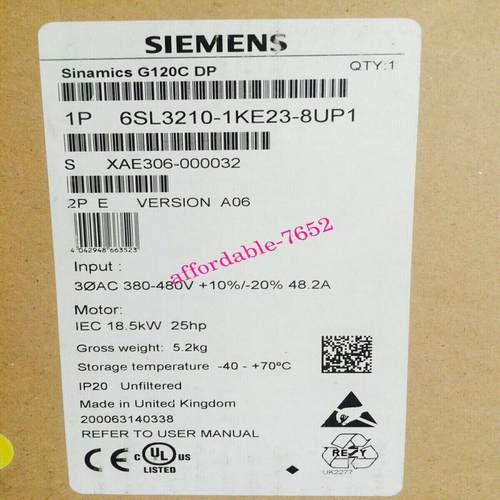 原装供应6SL3210-1KE23-8UP1 变频器