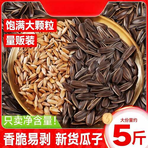焦糖味瓜子葵花籽炒货原味网红零食罐装瓜子2026新货瓜子