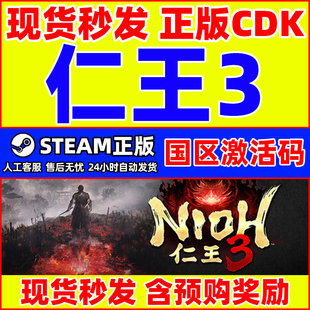Steam 仁王3 Nioh 3 国区激活码CDKey PC正版中文游戏 类魂动作