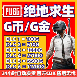 PUBG绝地求生pubgg币激活码