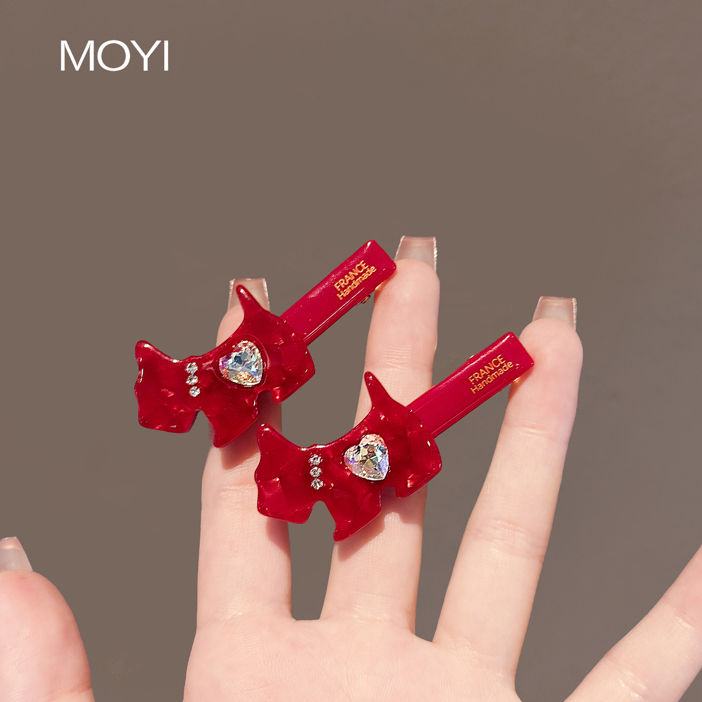 精致韩系时尚爱心水钻侧边懒人鸭嘴夹可爱烫金小猴刘海夹红色发夹,饰品/流行首饰/时尚饰品新,发饰,淘宝优惠券,粉丝福利购,淘宝优惠卷