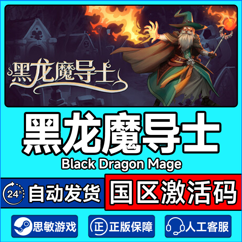 steam 黑龙魔导士 Black Dragon Mage国区激活码CDKey PC正版游戏