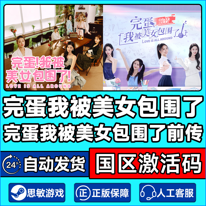 Steam正版PC 完蛋我被美女包围了 Love Is All Around 激活码CDK