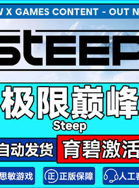 极限巅峰 兑换码 Uplay 育碧激活码CDKEY steep PC游戏正版