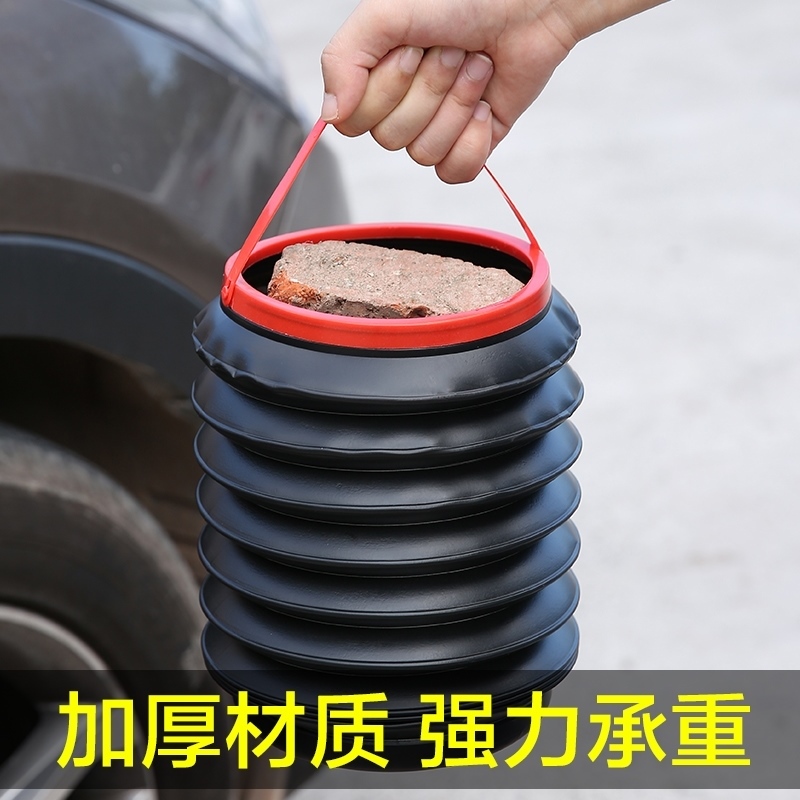 车载折叠垃圾桶多功能置物雨伞收纳盒汽车内用后排储物内饰用品