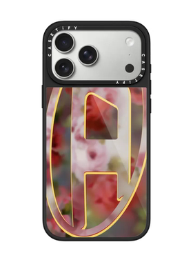 现货CASETiFY联名DIESEL红色花卉Oval D适用苹果iPhone17 pro max磁吸手机壳16/15/14时尚潮流街头限量保护套