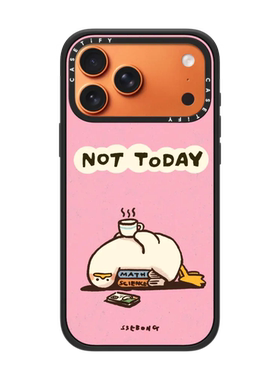 现货CASETiFY今天不学习适用苹果iPhone17pro max手机壳16/15磁吸14可爱艺术家SSEBONG趣味13鸭子12保护套air