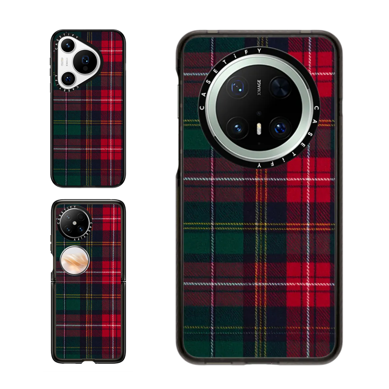 CASETiFY圣诞节日格纹冬季手机壳