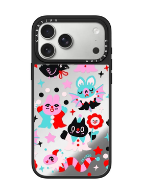 现货CASETiFY马戏团表演适用苹果iPhone17 Pro Max磁吸手机壳16/15/14创意13插画艺术So Lazo呆萌小丑保护套