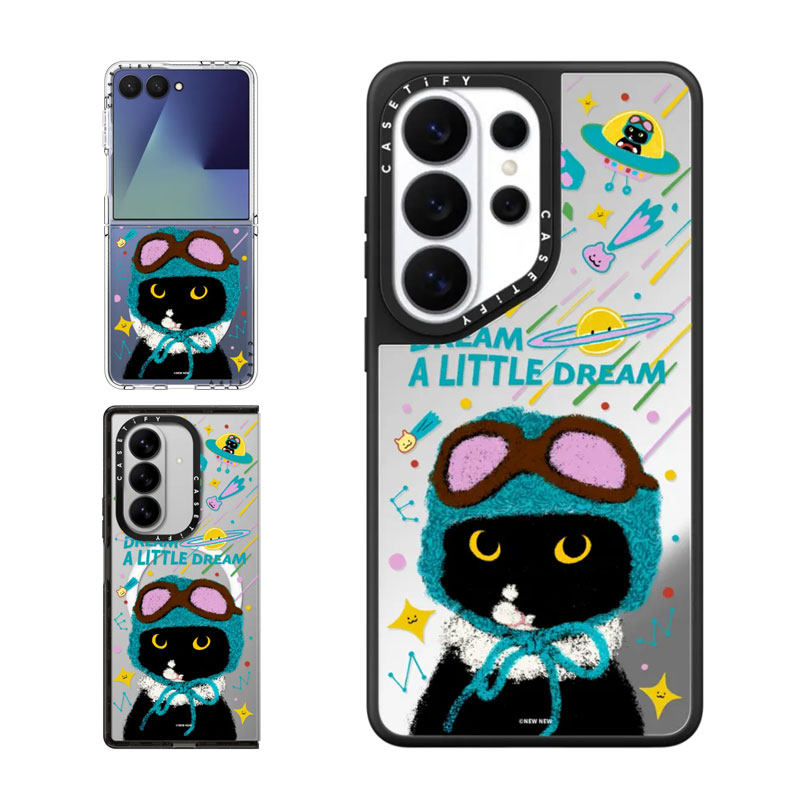 现货CASETiFY奶牛猫牛牛小小梦想家适用三星S25/S26 Ultra手机壳Z Flip7/Z Fold6/5卡通可爱插画师保护套s24