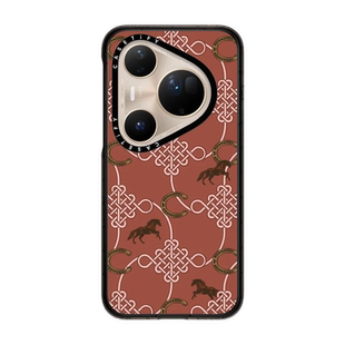 现货CASETiFY马年新春中国绳结适用于华为Pura 80 Pro手机壳Ultra/Pocket 2折叠Mate60/70Pro+时尚复古保护套