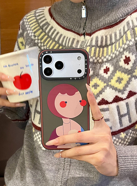 SIGEMACreation艺术家联名误入美术馆达芬奇适用苹果17promax手机壳磁吸iphone17pro小众趣味卡通防摔保护套