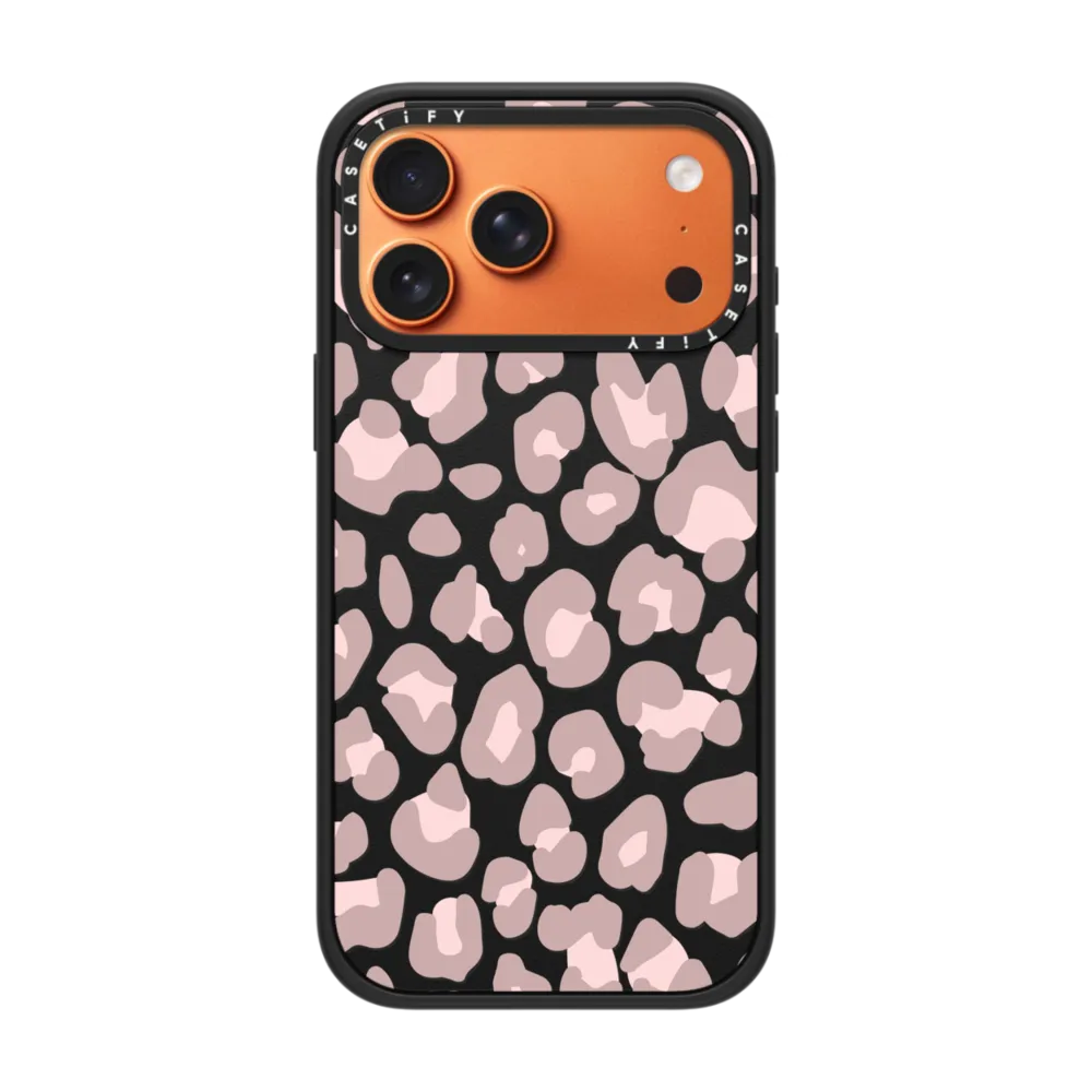 粉色豹纹casetify适用苹果17pm