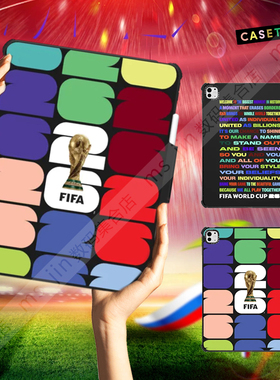 CASETiFY联名2026年国际足联世界杯适用于苹果iPad Pro 11/13/12.9寸平板电脑保护套Air第4/5/6/7代保护套M3