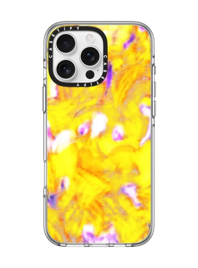 现货CASETiFY花语魅惑黄色适用苹果iPhone17 pro max手机壳16/15/14磁吸13创意艺术小众高端全包防摔保护套12