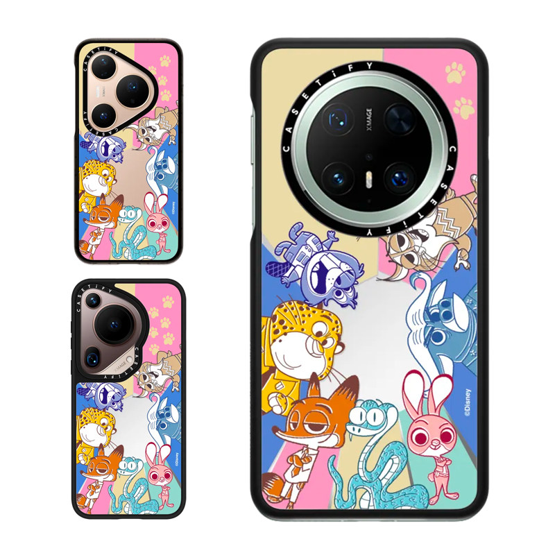 现货CASETiFY联名迪士尼疯狂动物城2无限可能适用华为Pura 80 Pro手机壳Ultra/Mate60/70Pro+卡通可爱保护套