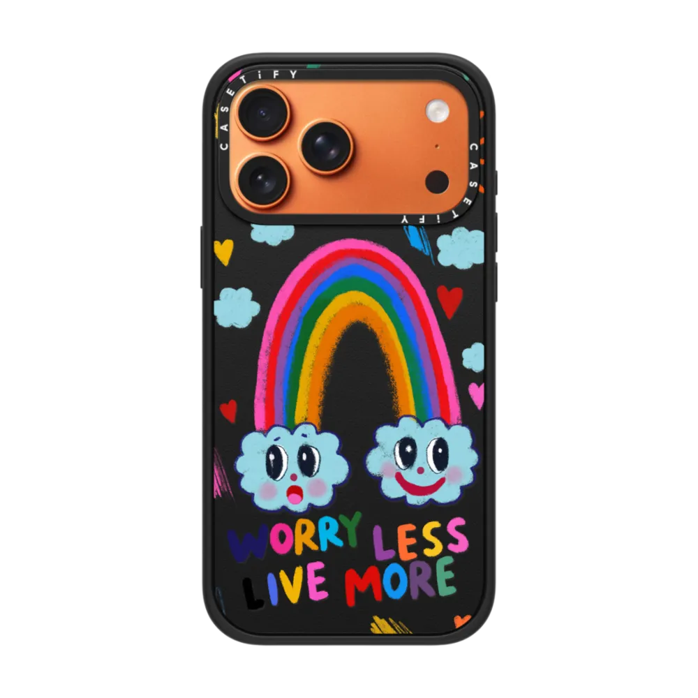 现货CASETiFY少些焦虑多多生活适用苹果iPhone17 Pro Max手机壳16/15/14磁吸时尚可爱ins彩虹air网红13保护套