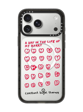 现货CASETiFY走心的一天适用苹果iPhone17 Pro Max磁吸手机壳16/15/14潮牌轻奢13透明12小众高级感防摔保护套