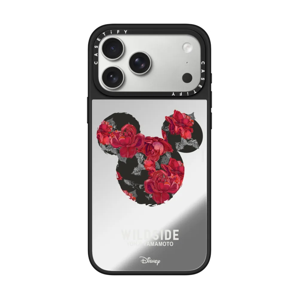 现货CASETiFY联名WILDSIDE山本耀司迪士尼米奇与玫瑰适用苹果iPhone17 pro max磁吸手机壳16/15/14时尚潮流13 - 实物图