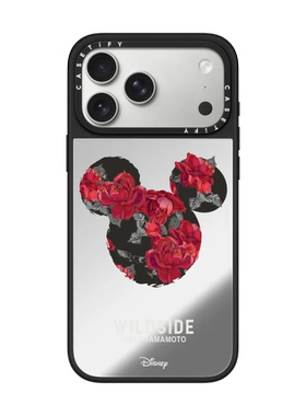 现货CASETiFY联名WILDSIDE山本耀司迪士尼米奇与玫瑰适用苹果iPhone17 pro max磁吸手机壳16/15/14时尚潮流13