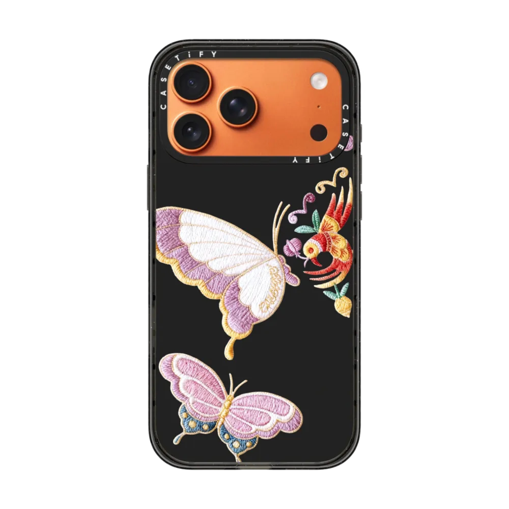 CASETiFY蝶绣生花非遗苗绣手机壳