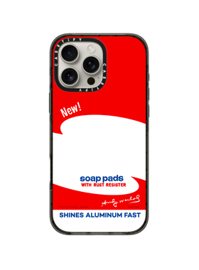 现货CASETiFY联名Andy Warhol Brillo定制适用苹果iPhone16 pro max磁吸手机壳15/14/13限量款潮时尚保护套12