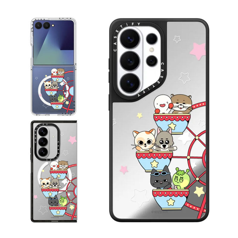 现货CASETiFY联名BBNEXDO门童摩天轮适用三星S25/S26 Ultra手机壳Z Flip 7/Z Fold 6卡通可爱限量款保护套S24