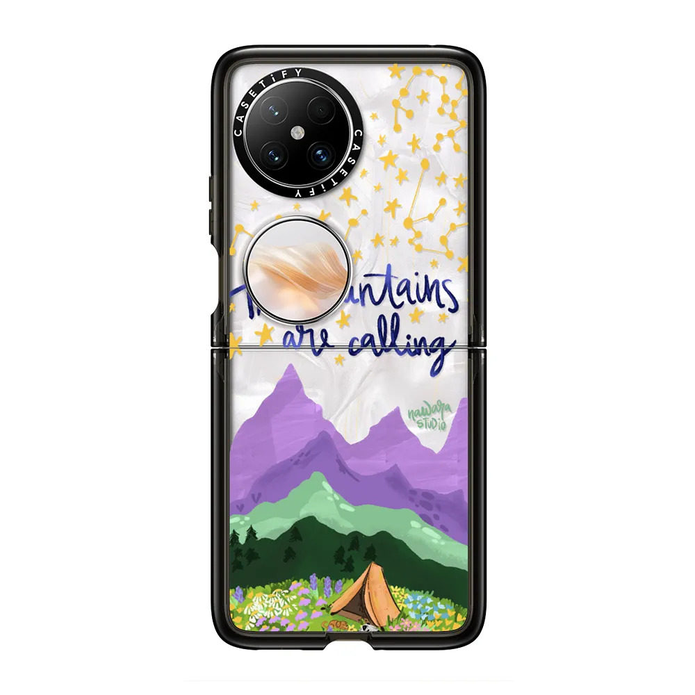 现货CASETiFY群山在呼唤适用于华为Pocket 2/mate60 pro手机壳pro+个性潮牌小众轻奢艺术家ins风防摔保护套