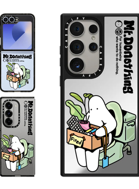 现货CASETiFY慵懒可爱Mr.Donothing开工适用三星S24/S25 Ultra手机壳Z Flip 6/Z Fold5小众趣味防摔保护套s23
